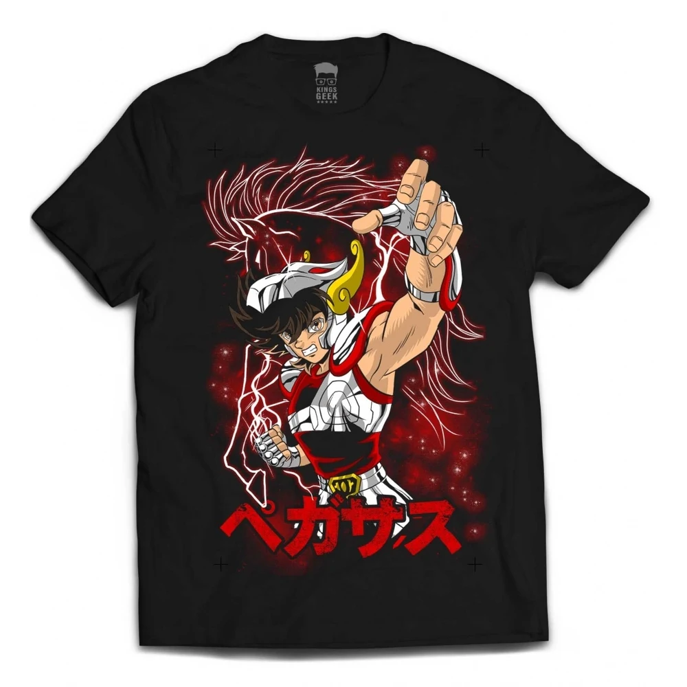 Camiseta Cavaleiro dos Zodíaco — Seya Pegasus