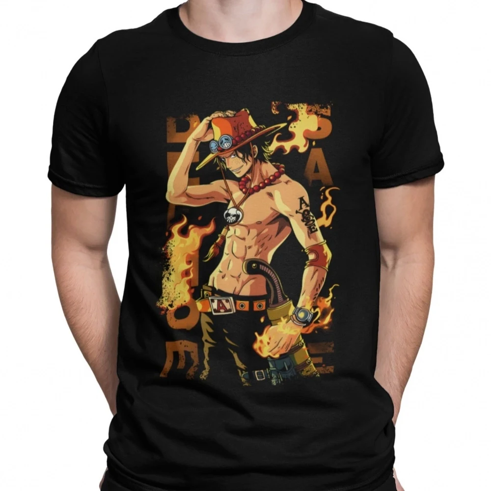 Camiseta One Piece — Ace Fire