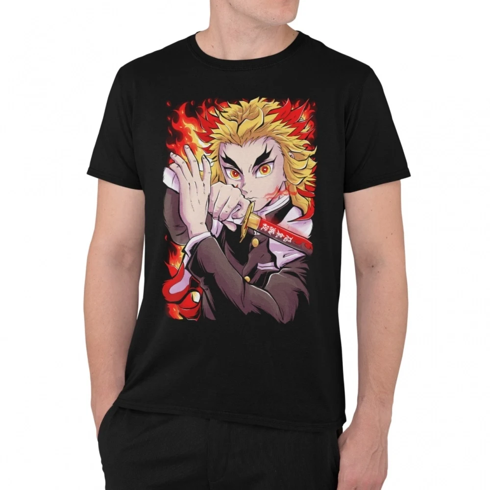 Camiseta Demon Slayer — Rengoku Fire