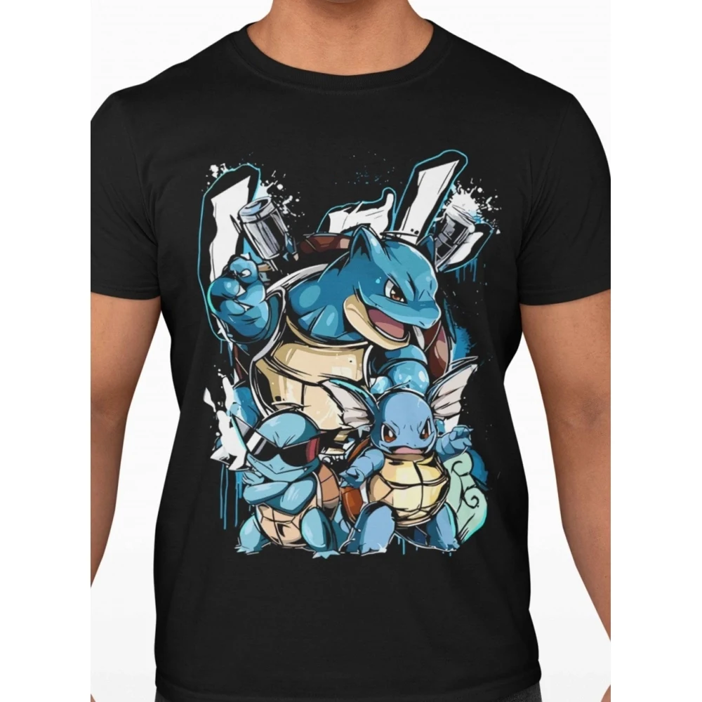 Camiseta Pokemon — Squirtle Evoluções