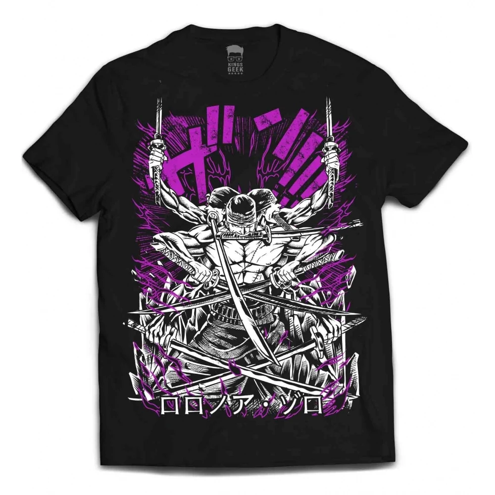 Camiseta One Piece — Zoro Espadas