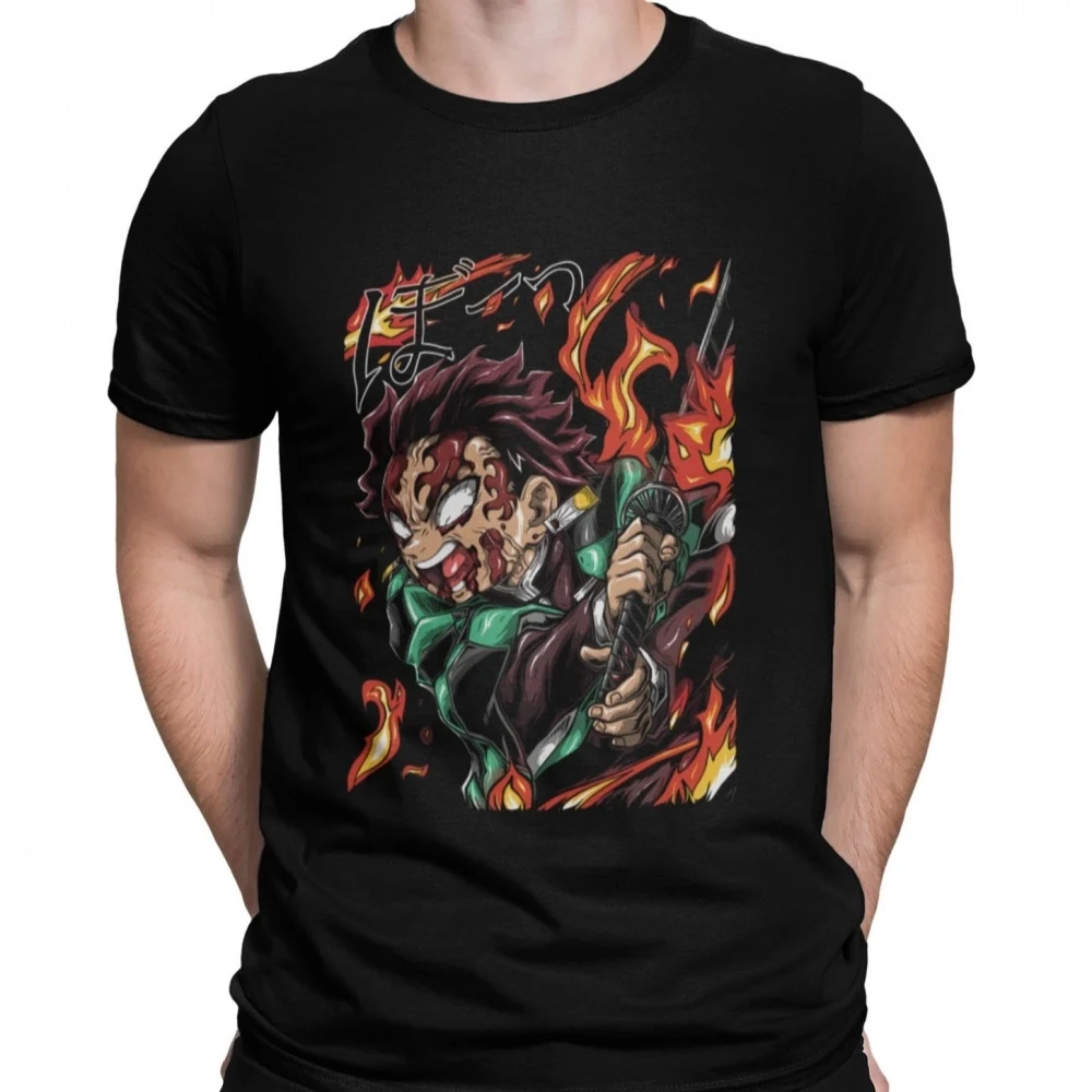 Camiseta Demon Slayer — Tanjiro Fire
