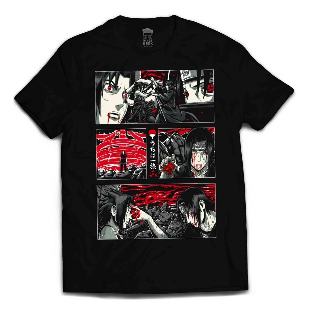 Camiseta Naruto — Irmãos Itachi