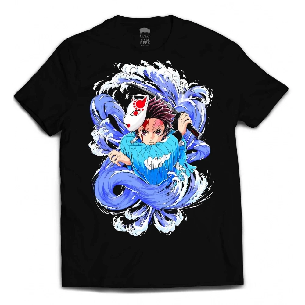 Camiseta Tanjiro Kitsune — Demon Slayer