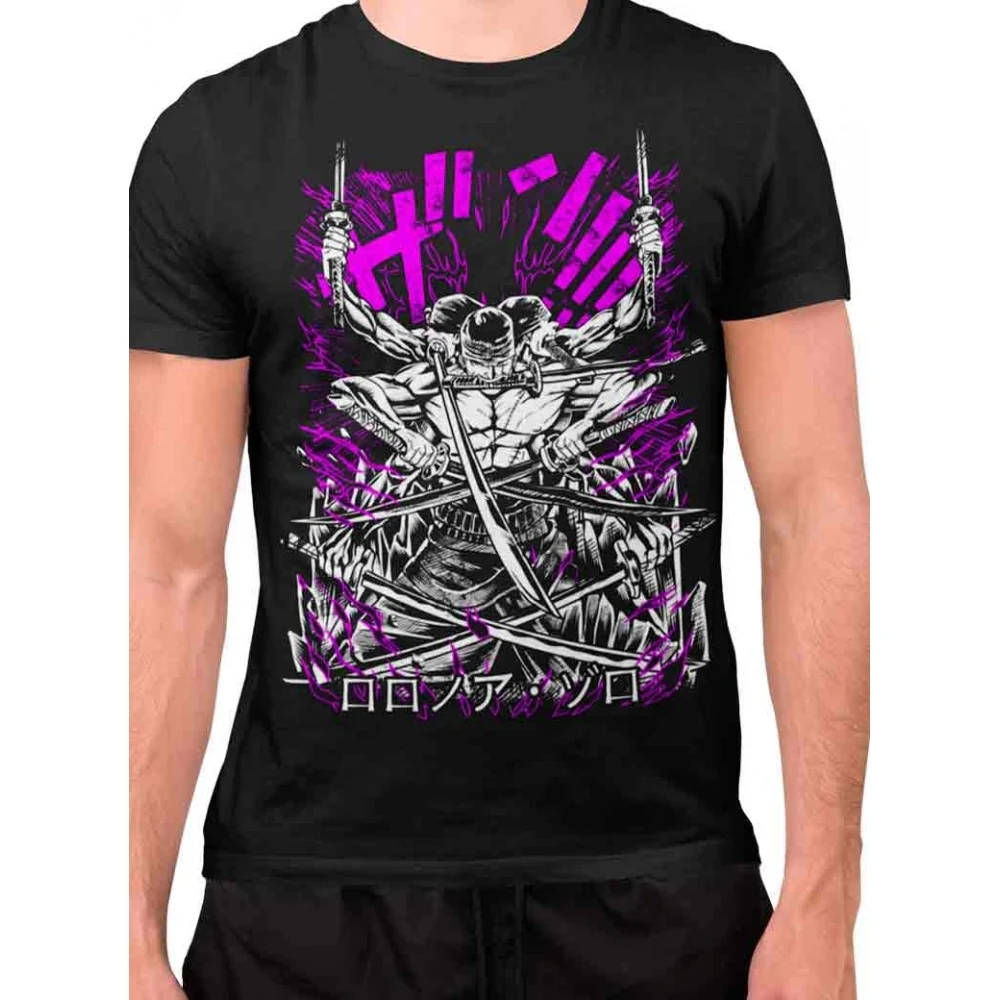 Camiseta One Piece — Zoro Espadas