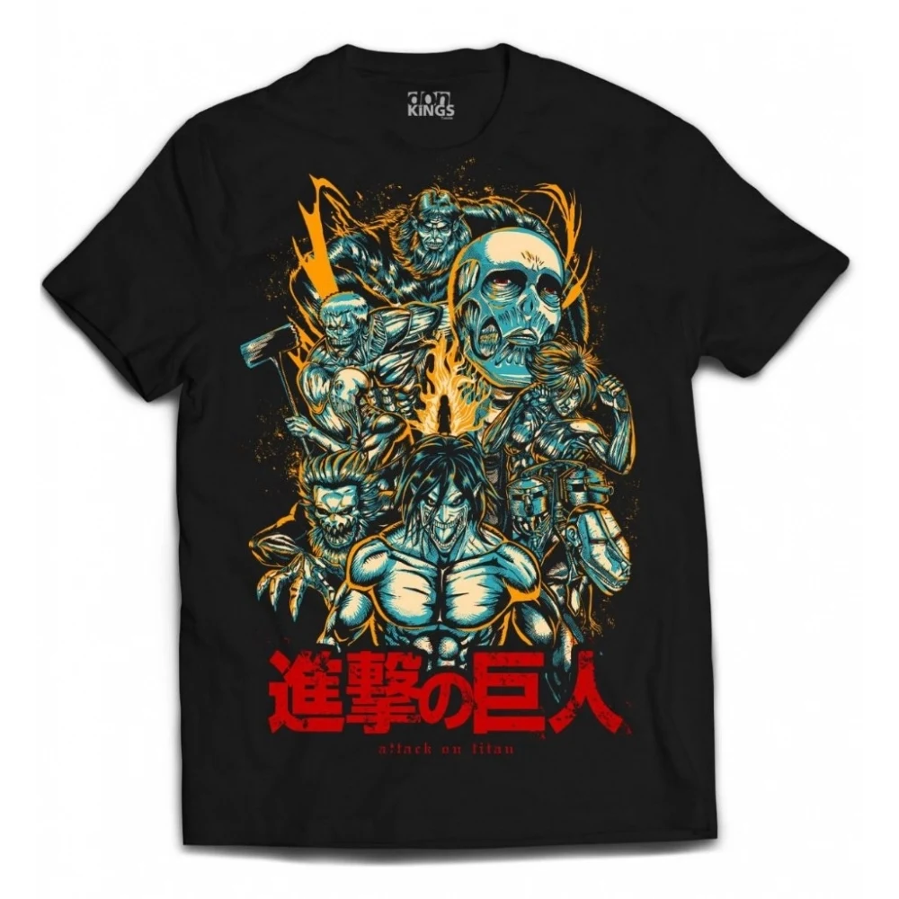 Camiseta Shingeki No Kyojin — Attack On Titan