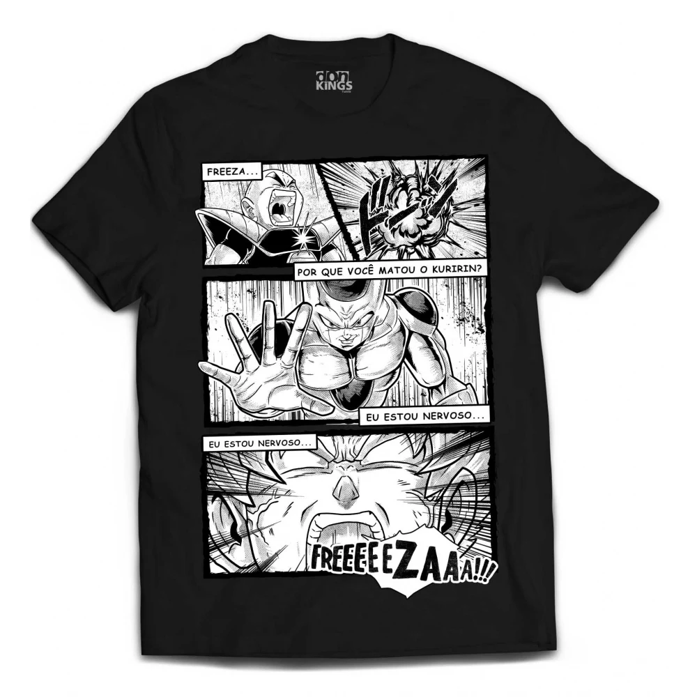 Camiseta Freeza — Kuririn — Preta