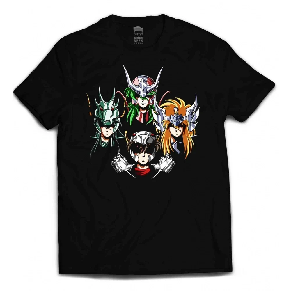 Camiseta Cavaleiros do Zodíaco — Quarteto