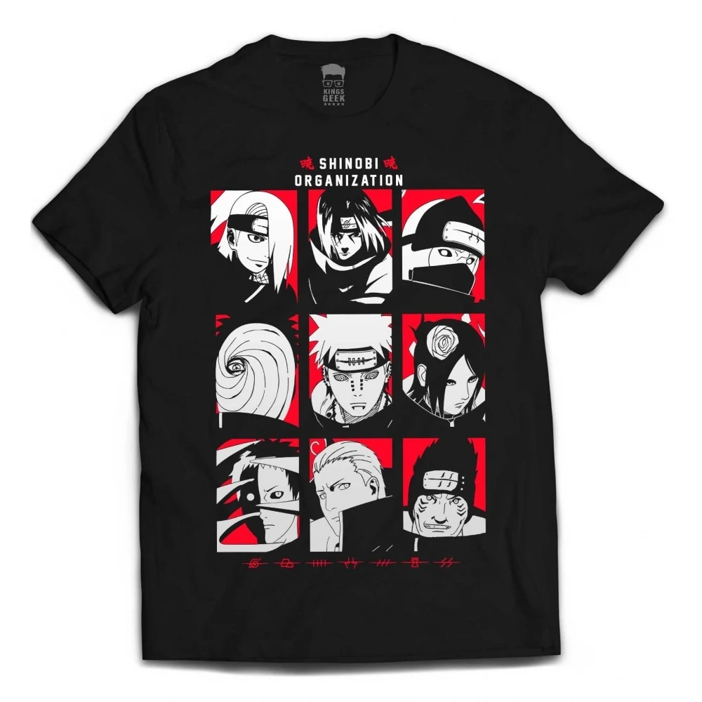 Camiseta Naruto — Shinobi Organization