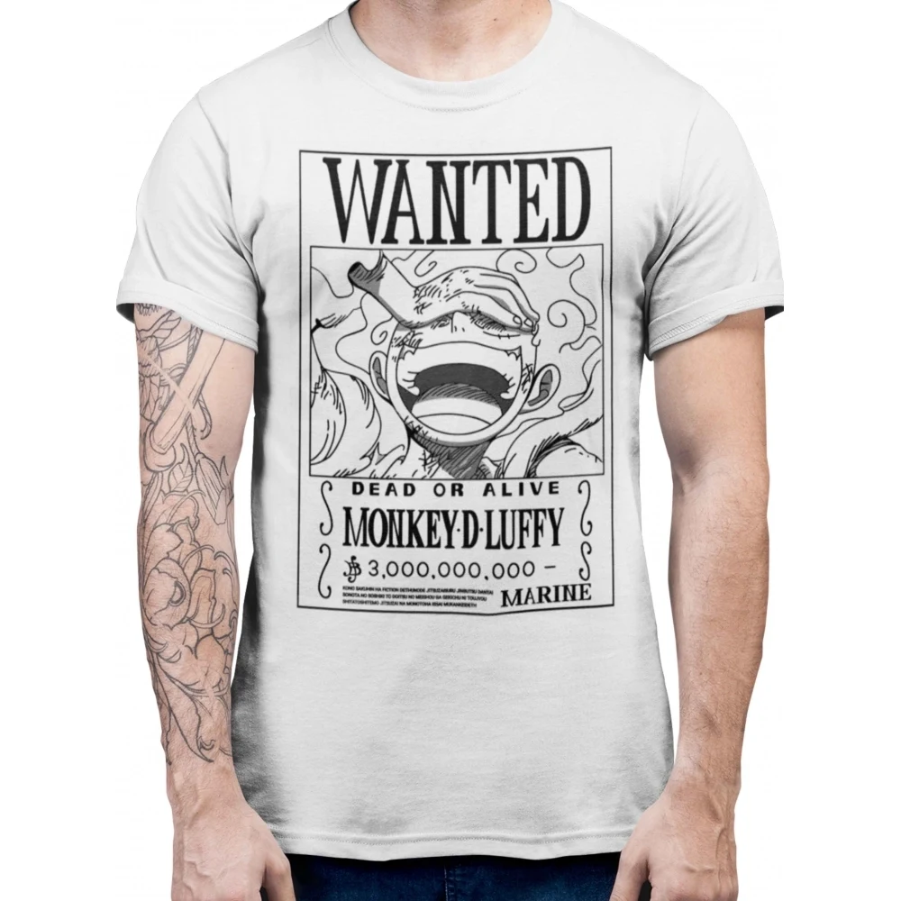 Camiseta One Piece — Luffy Wanted