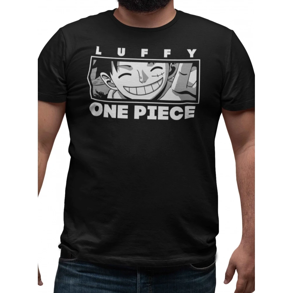 Camiseta One Piece — Luffy Quadro