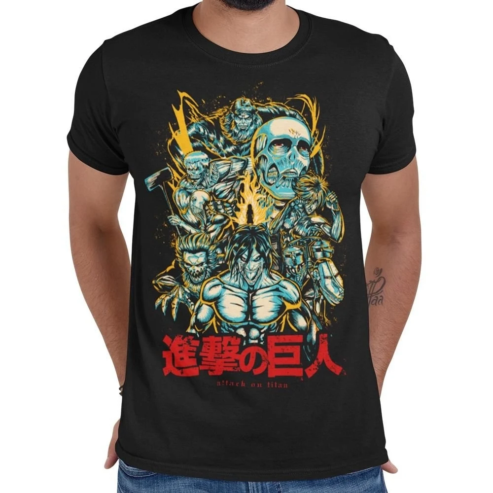 Camiseta Shingeki No Kyojin — Attack On Titan