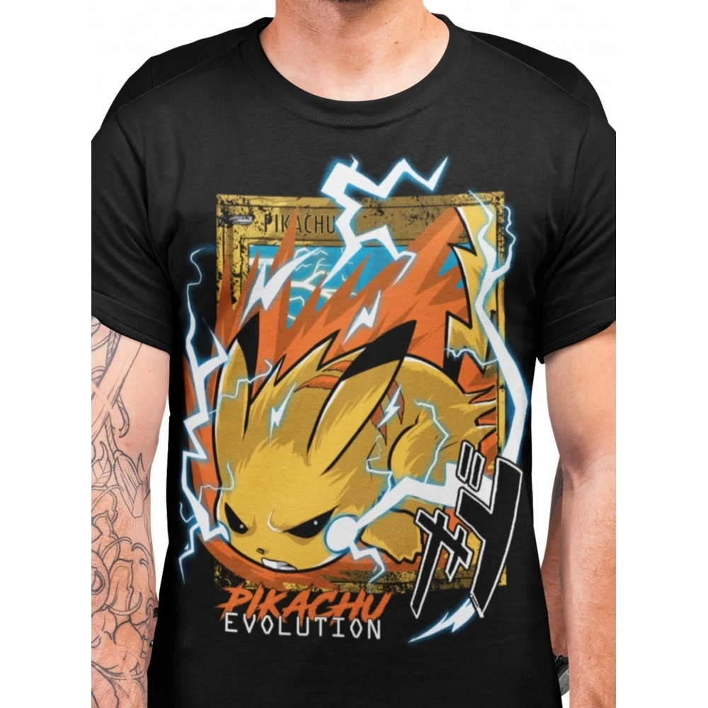 Camiseta Evolution — Pikachu