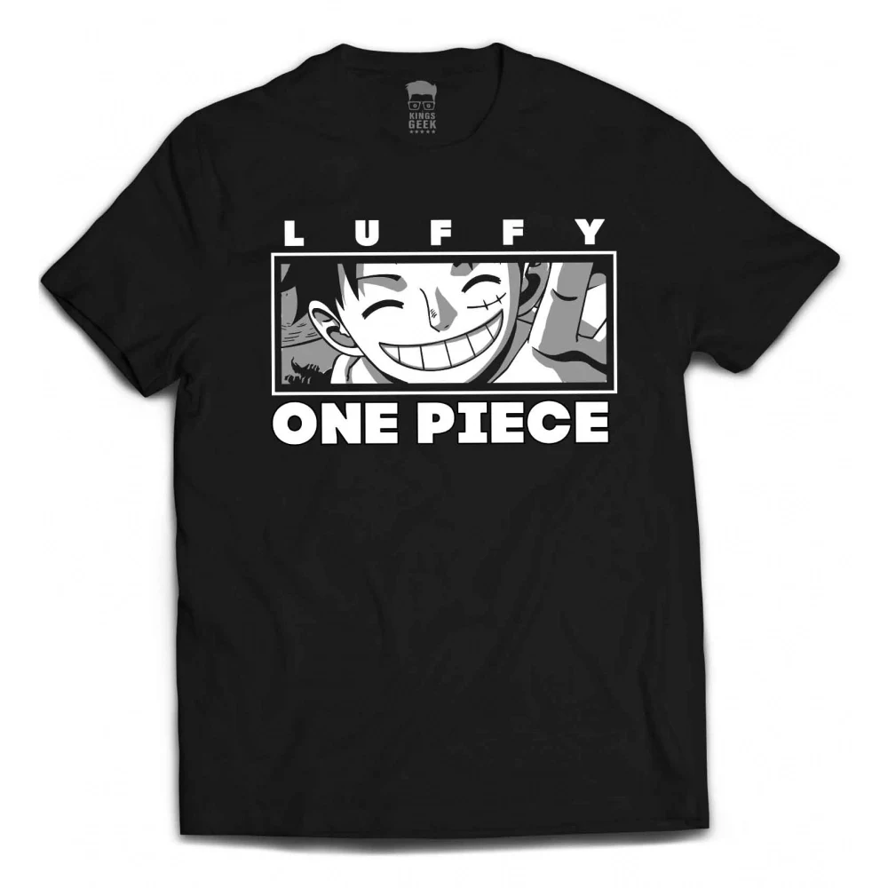 Camiseta One Piece — Luffy Quadro