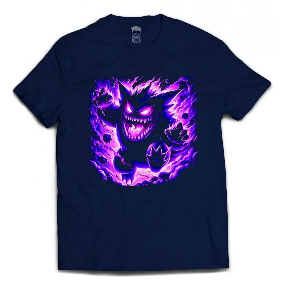 Camiseta Pokemon — Gengar Dark