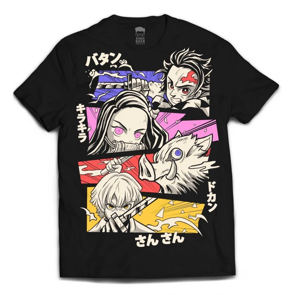 Camiseta Demon Slayer — Onis Hanters