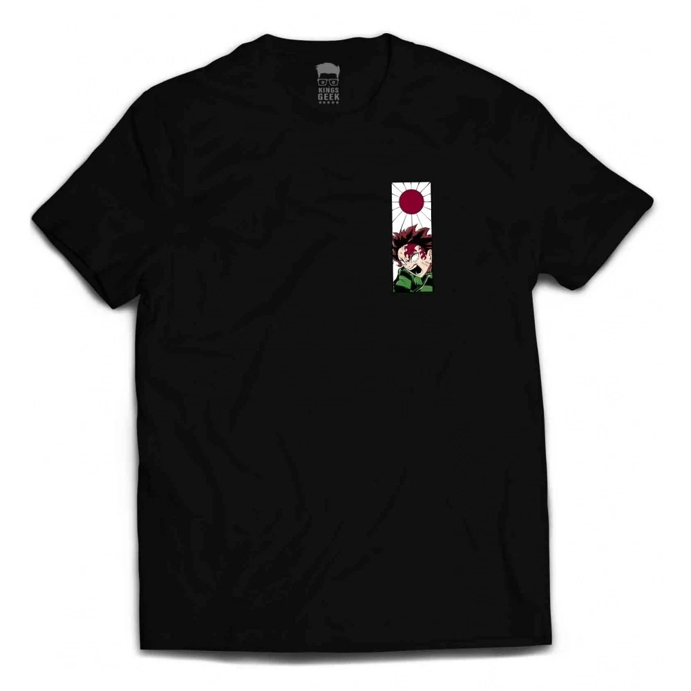 Camiseta Demon Slayer — Tanjiro Chamas