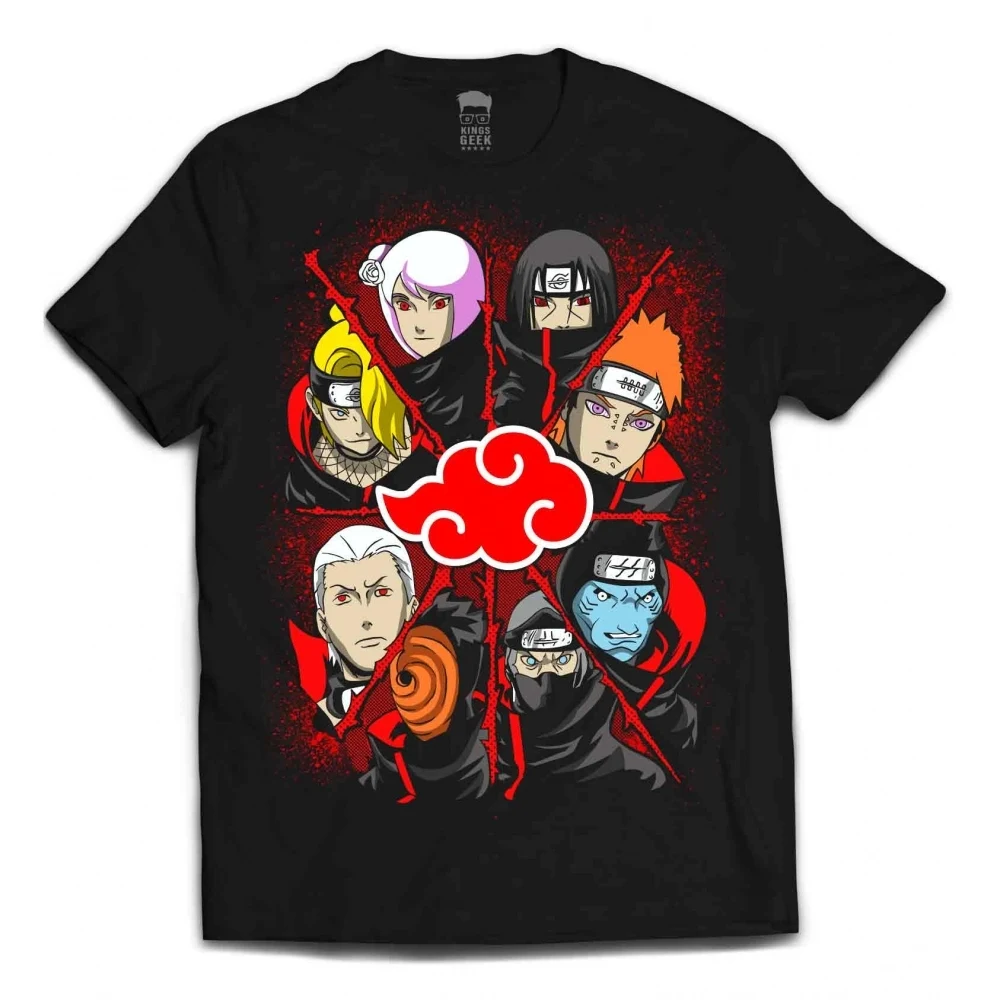 Camiseta Naruto — Akatsuki Clã