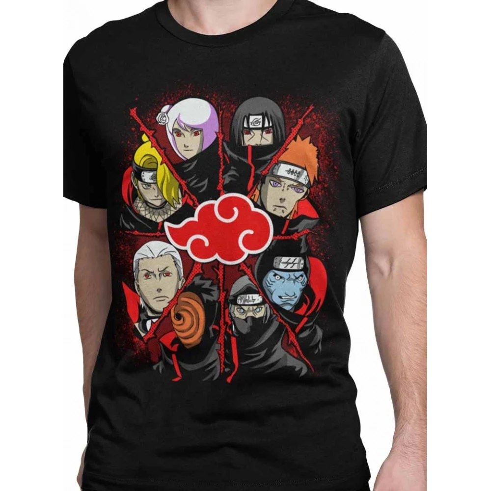 Camiseta Naruto — Akatsuki Clã