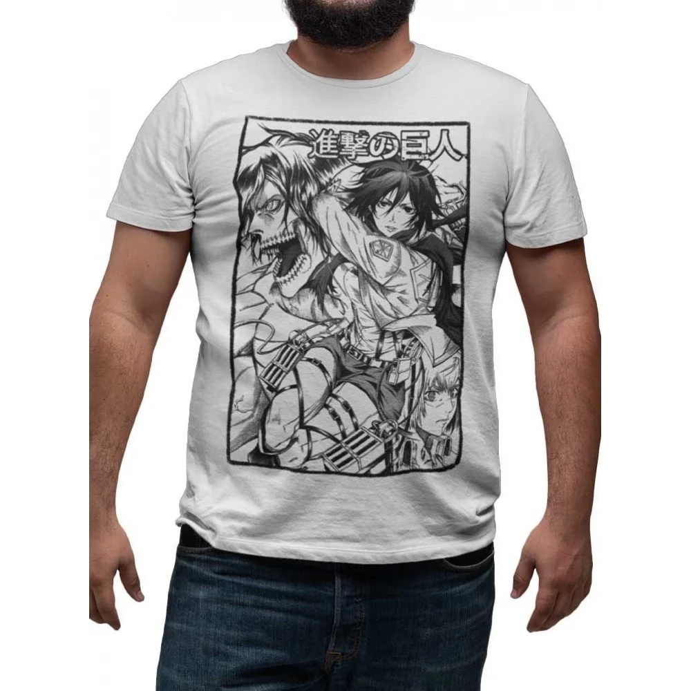 Camiseta Attack On Titan — Mikasa