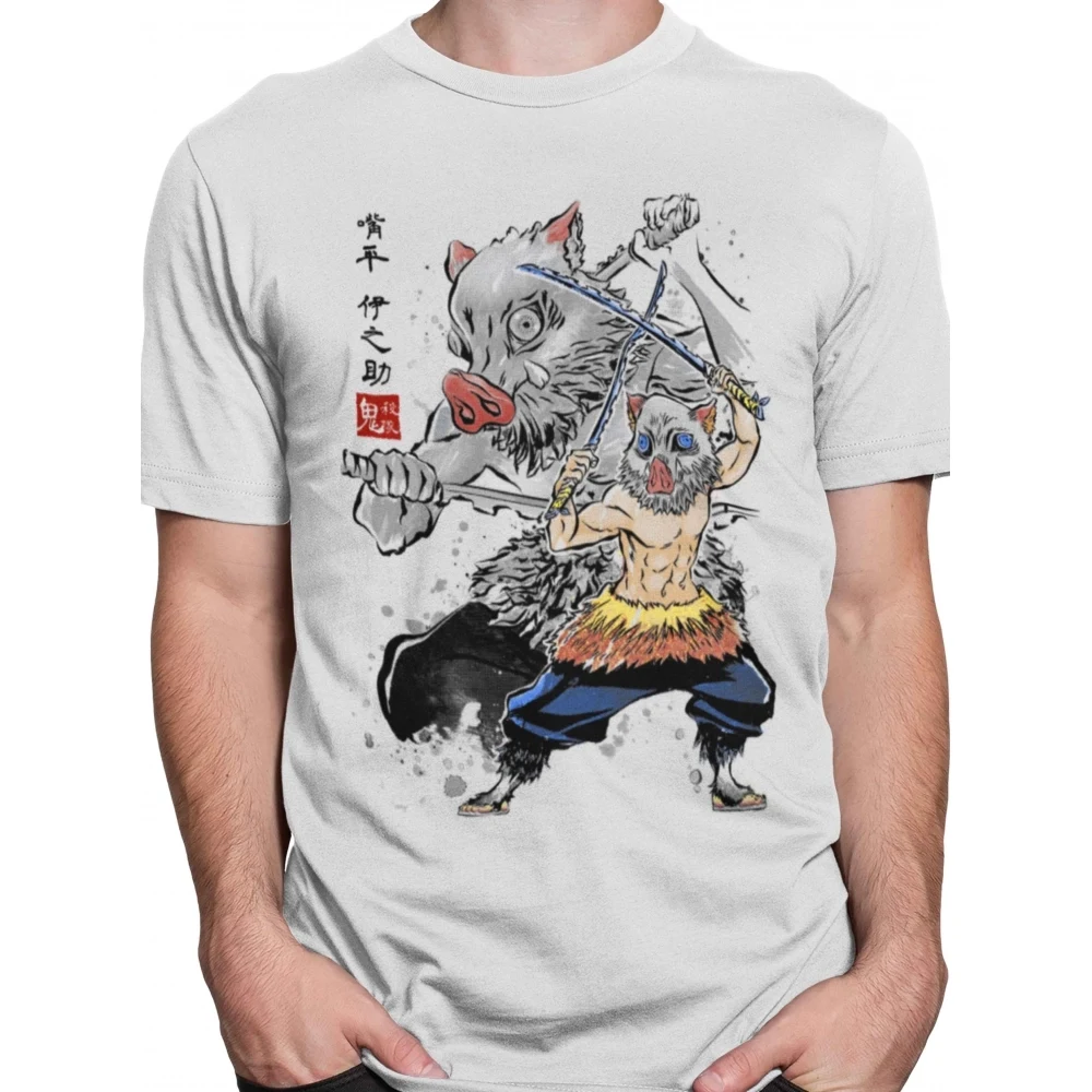 Camiseta Demon Slayer Branca — Inosuke