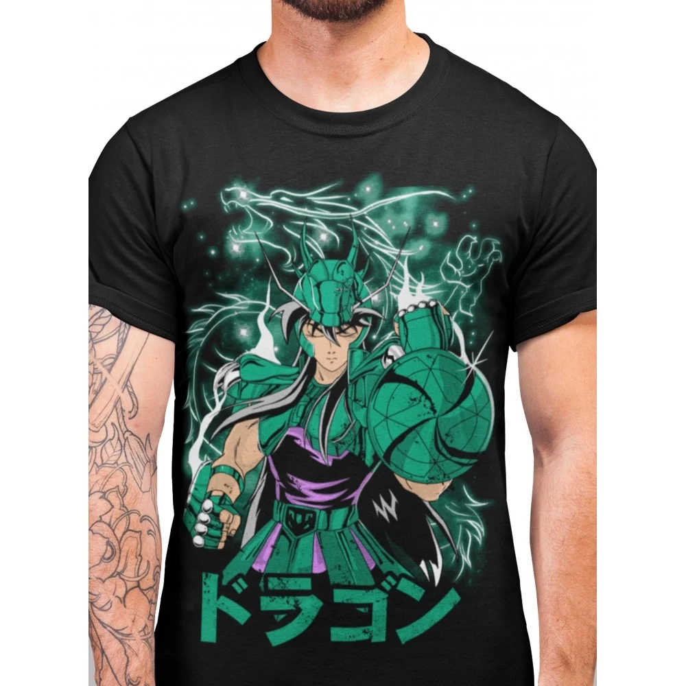 Camiseta Cavaleiros do Zodíaco — Dragão Shiryu