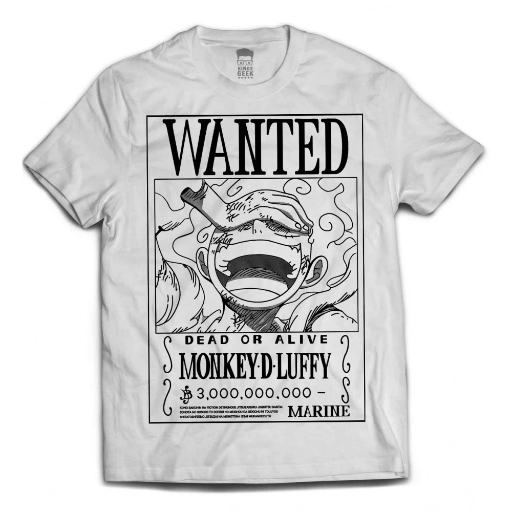 Camiseta One Piece — Luffy Wanted