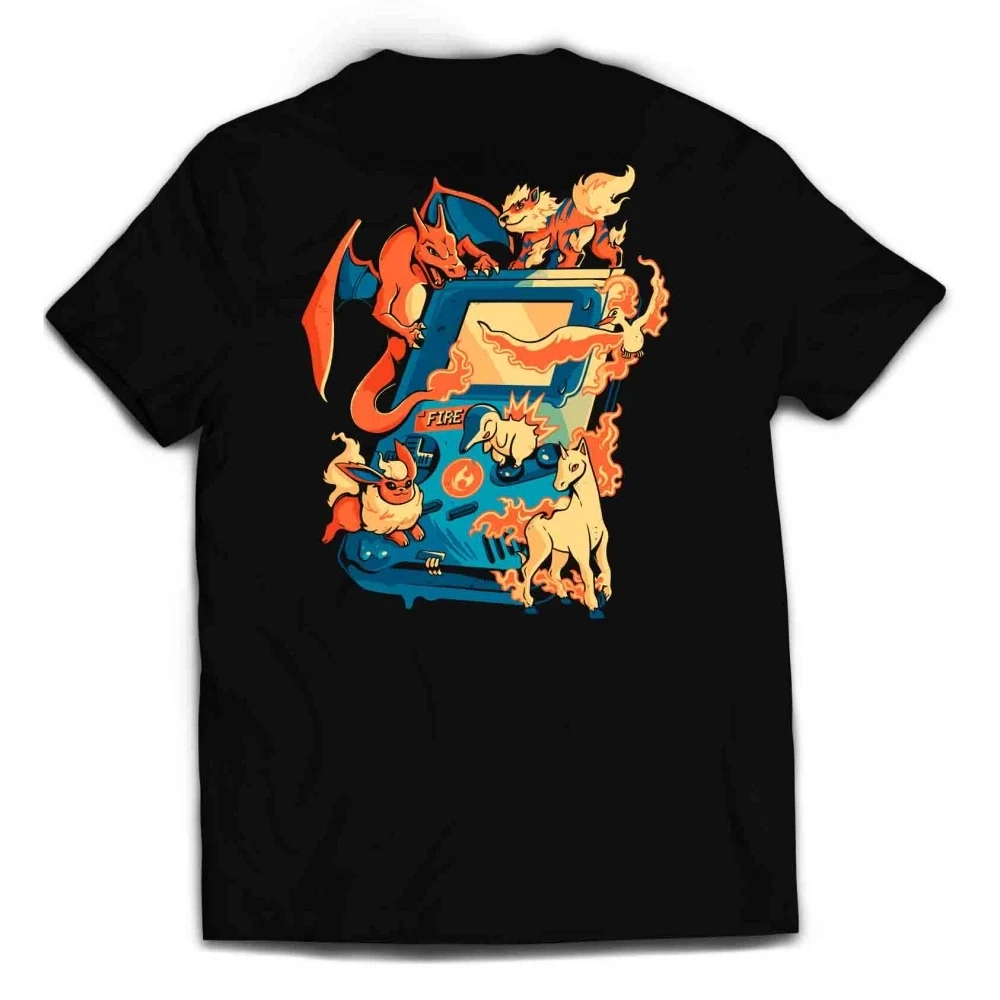 Camiseta Pokemon Fogo