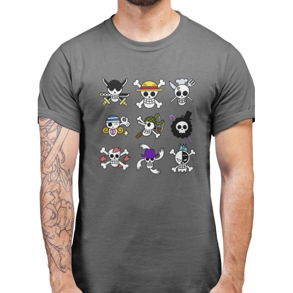 Camiseta Luffy — One Piece Emblemas