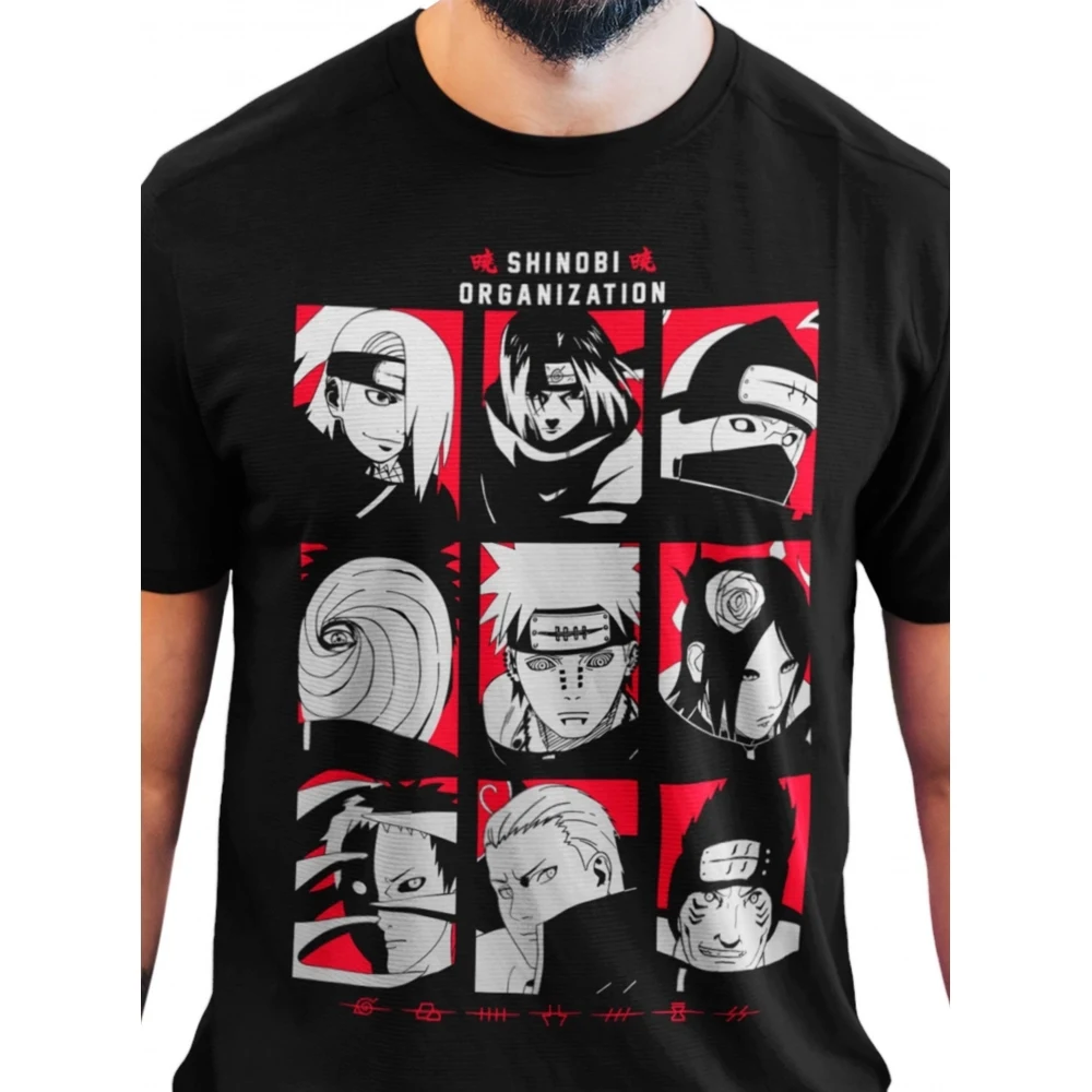 Camiseta Naruto — Shinobi Organization