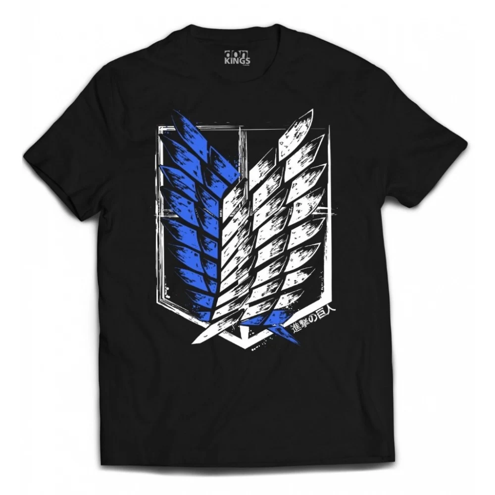 Camiseta Attack On Titan — Tropa de Exploração Emblem