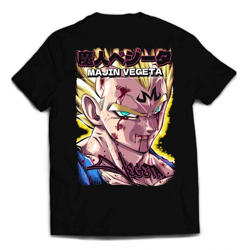 Camiseta Majin Vegeta — Dragon Ball